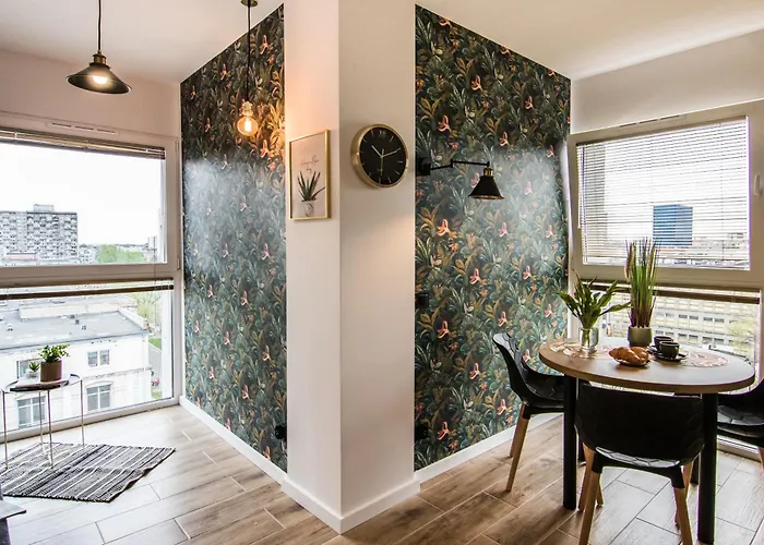 Parrot - 77 Wigury - Dostep Na Kod - Parking - Smaczna Kawa - Centrum - Blisko Piotrkowska - Galeria - Widok Na - Klimatyzacja - 7 Pietro - Fv Lägenhet Łódź